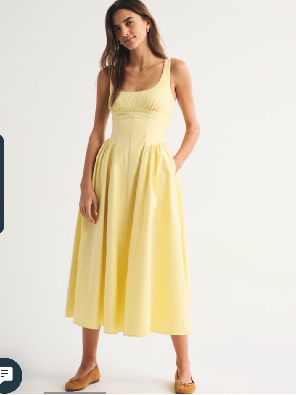 A&F bra free Dylan Midi Dress
